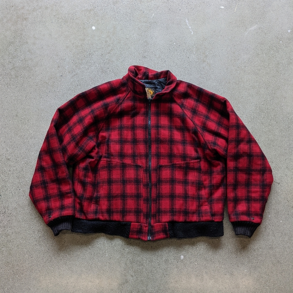 Vintage Woolrich Lumberjack Plaid Coat